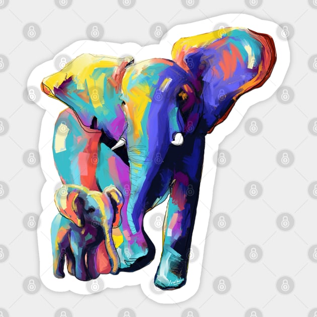 Elephant Sticker by mailsoncello